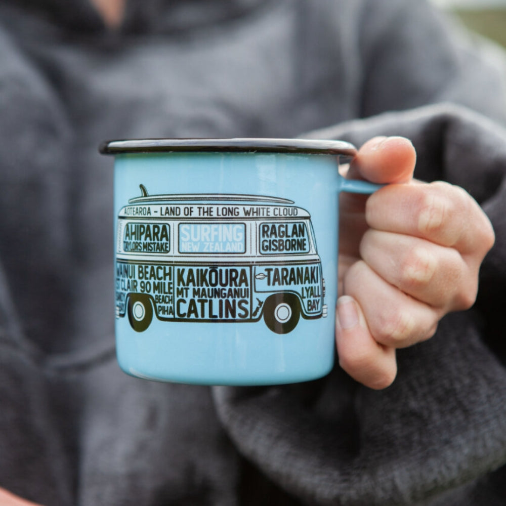 Moana Road Enamel Mug