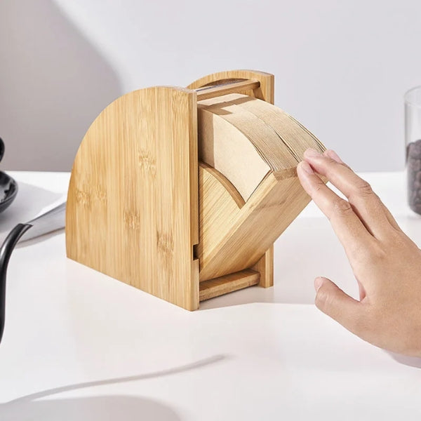 Bamboo Coffee Paper Filter Holder