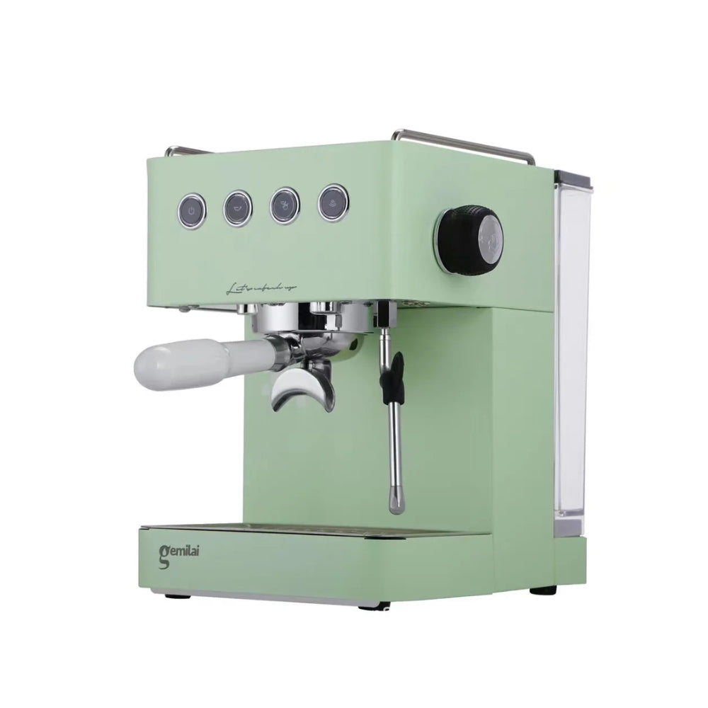 Gemilai CRM3005G Semi-Automatic Coffee Machine (Green)