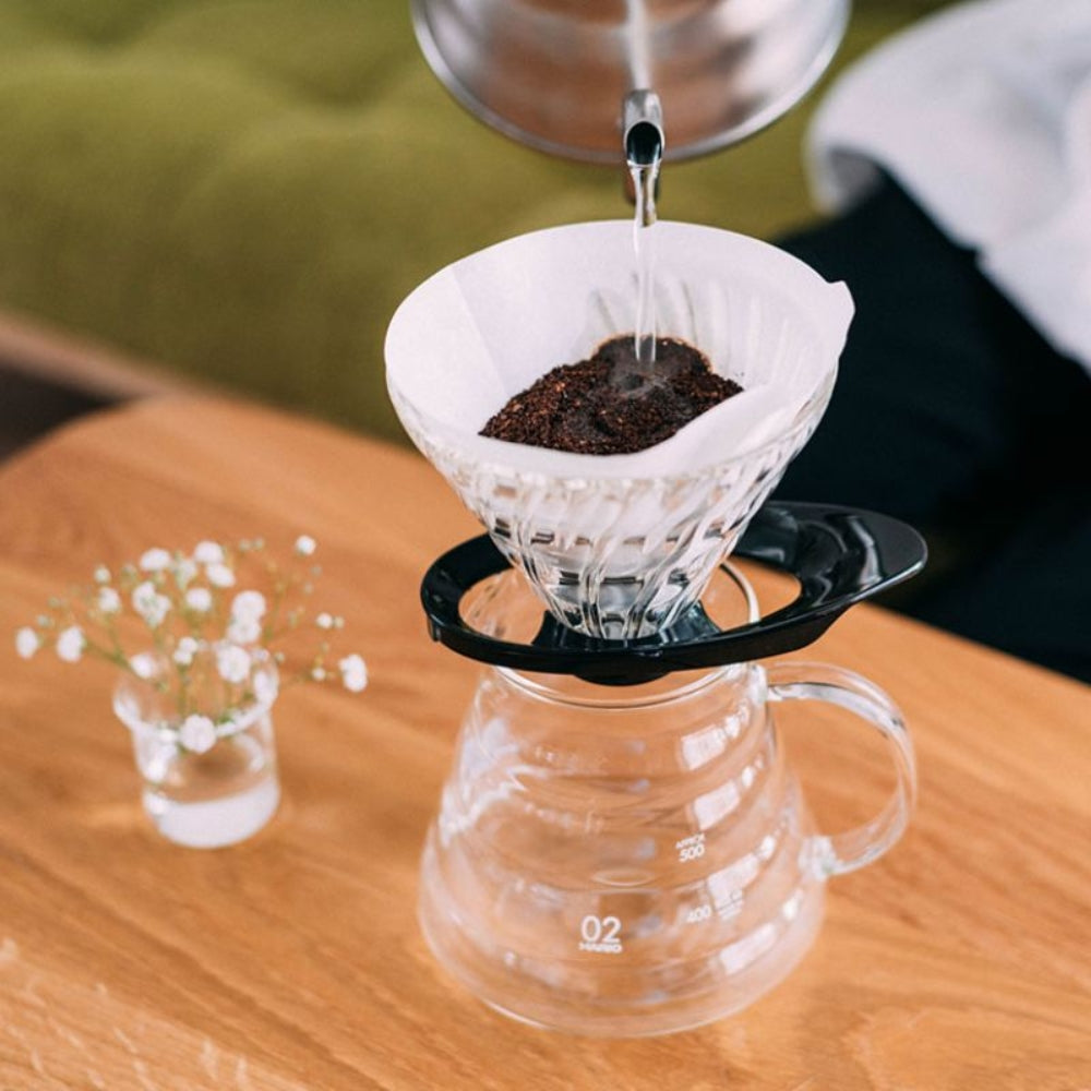 Hario V60 Glass Dripper 01 (Black) | The Coffee Collective