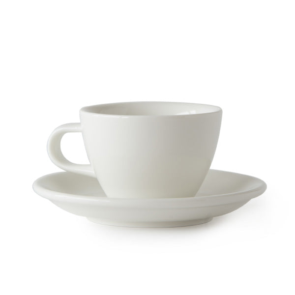 Acme 150ml Flat White Cup &amp; Saucer White