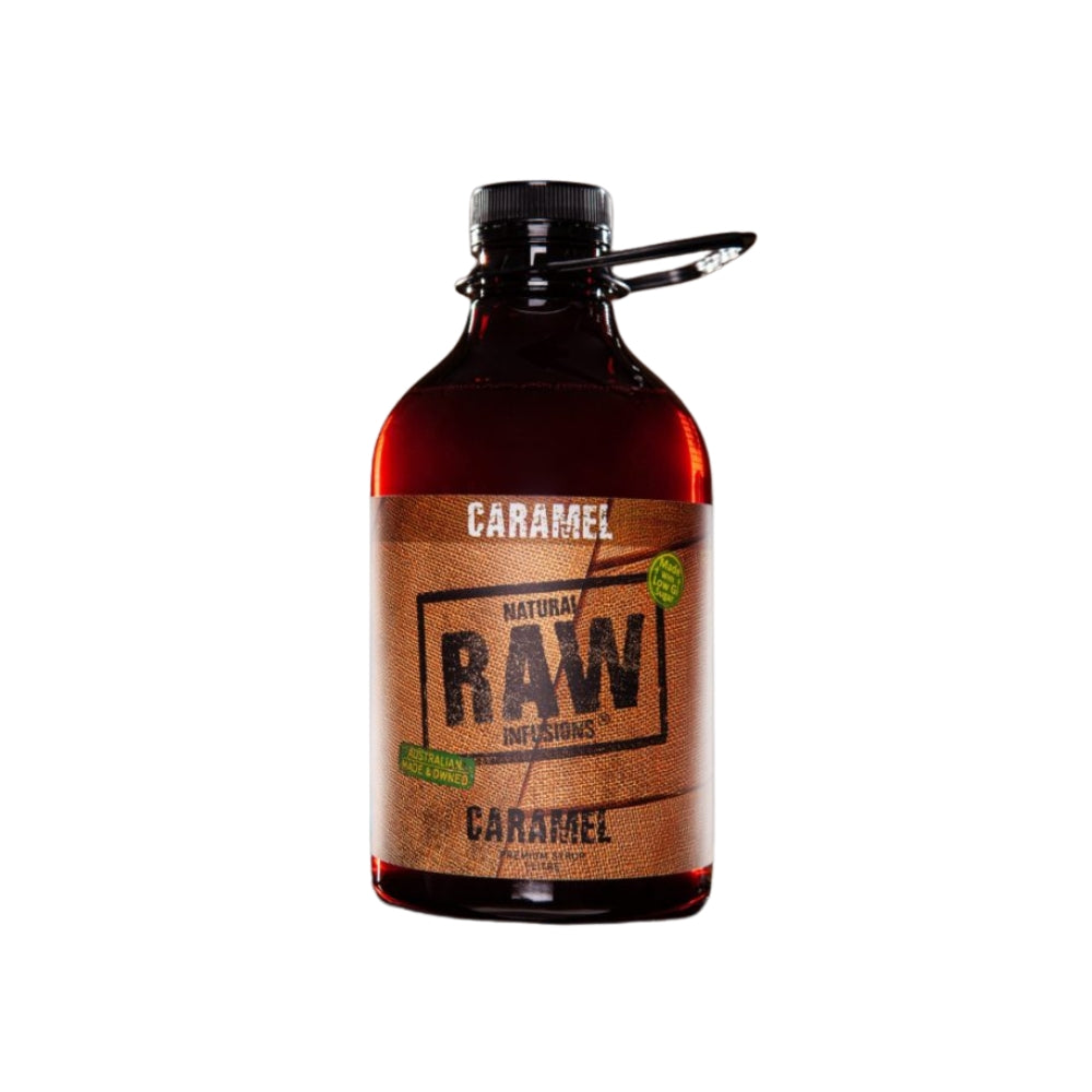 Natural Raw Infusions Caramel Syrup 1L | The Coffee Collective