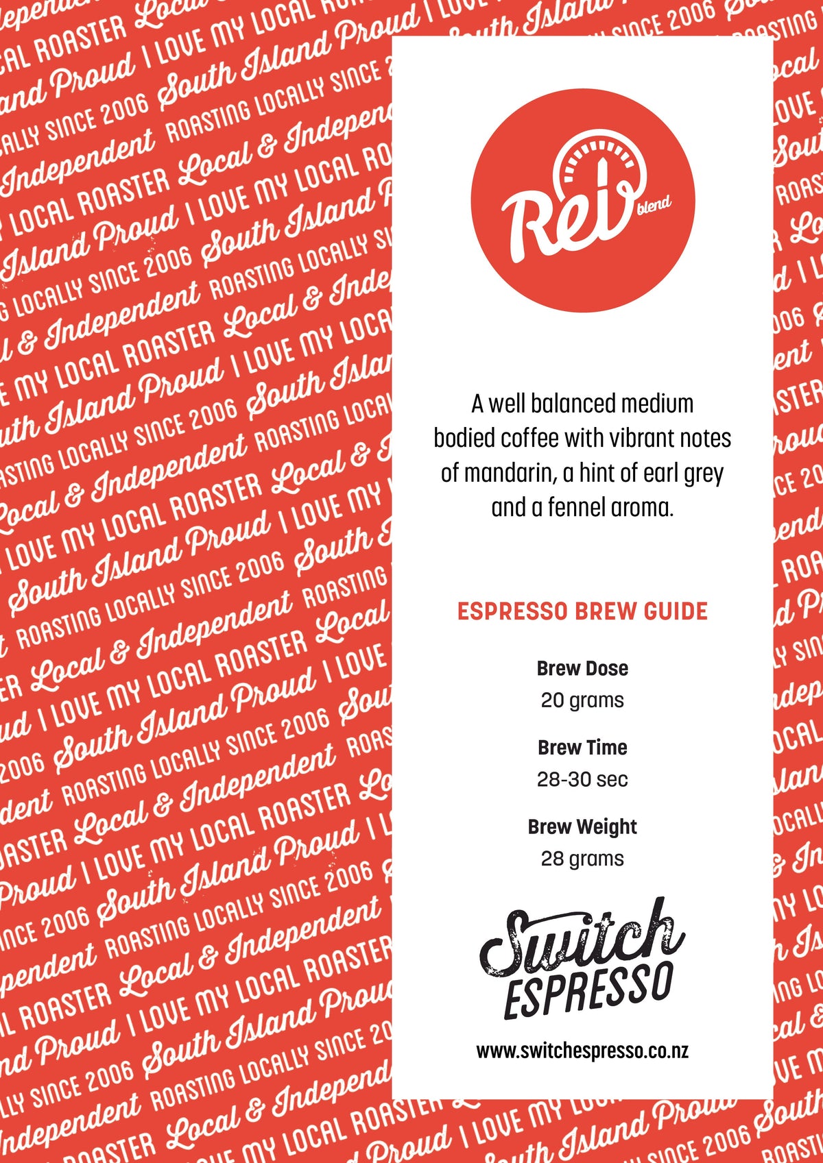 Switch Espresso The Rev